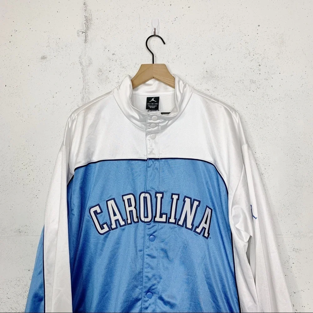 Jordan Nike North Carolina Tarheels Sports Button Vintage Track Jacket Size XL